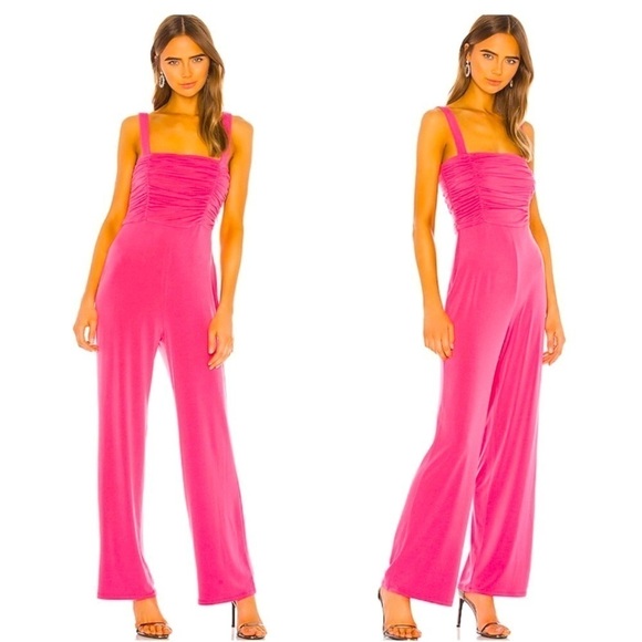 NWT H:OURS Pink Rayne Jumpsuit - Picture 1 of 10